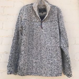 True Grit Frosty Tipped Pullover in Charcoal